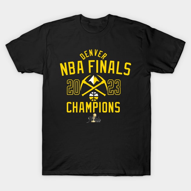 NBA FINALS champs T-Shirt by Buff Geeks Art